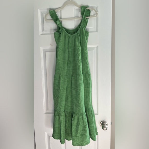 Marine Layer Jude Gauze Midi Dress, Size Small - Picture 3 of 5